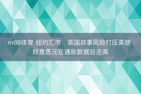 m88体育 纽约汇市：英国政事风险打压英镑 好意思元在通胀数据后走高