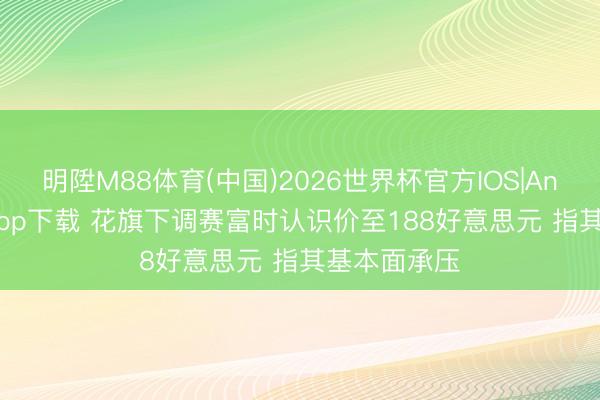 明陞M88体育(中国)2026世界杯官方IOS|Android手机app下载 花旗下调赛富时认识价至188好意思元 指其基本面承压