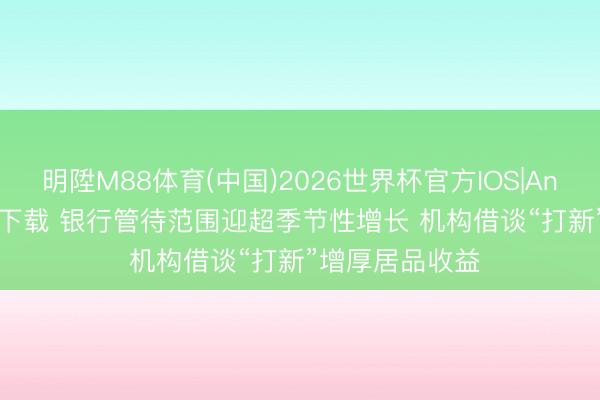 明陞M88体育(中国)2026世界杯官方IOS|Android手机app下载 银行管待范围迎超季节性增长 机构借谈“打新”增厚居品收益