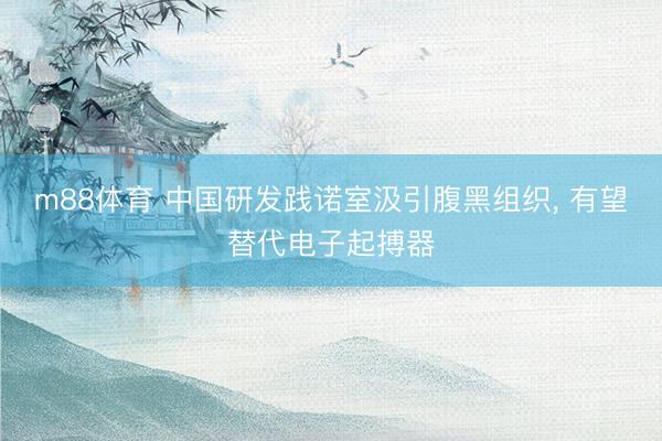 m88体育 中国研发践诺室汲引腹黑组织, 有望替代电子起搏器