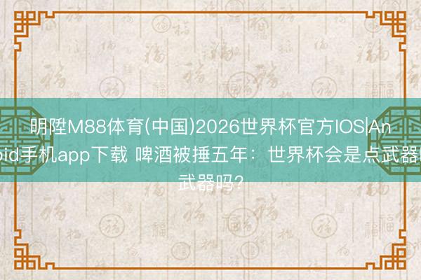 明陞M88体育(中国)2026世界杯官方IOS|Android手机app下载 啤酒被捶五年：世界杯会是点武器吗？