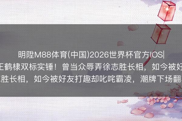 明陞M88体育(中国)2026世界杯官方IOS|Android手机app下载 王鹤棣双标实锤！曾当众辱弄徐志胜长相，如今被好友打趣却叱咤霸凌，潮牌下场翻车遭全网嘲讽
